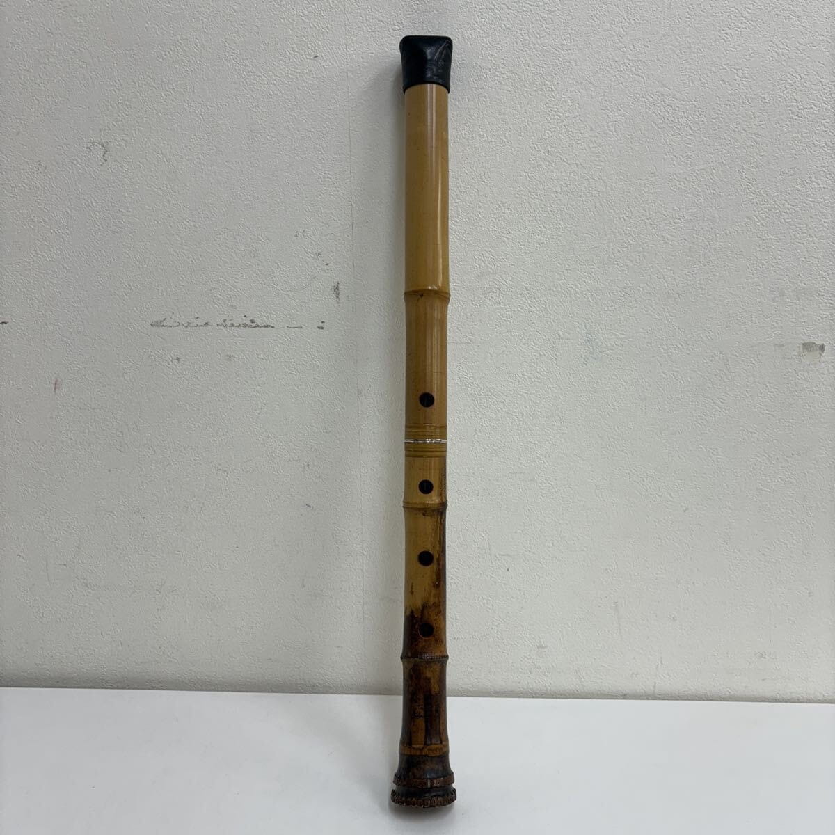 尺八 和楽器 管楽器 都山流 銀巻 銀線歌口 莞山 1尺9寸